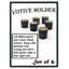 Votive en verre