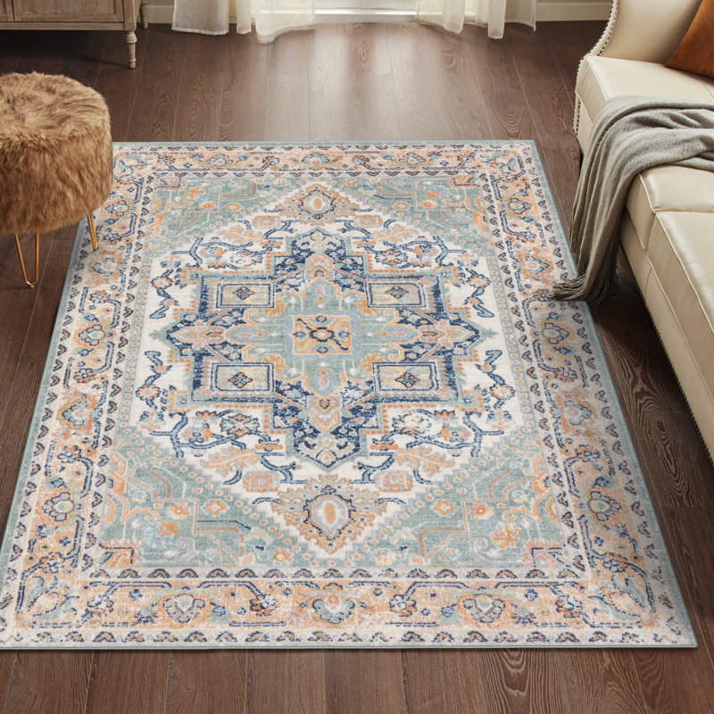 Tapis oriental beige Sote, Rectangle 5 pi x 7 pi