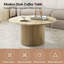 Table basse ronde en bois manufacturé Marrina-517533681