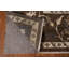 Tapis brun / beige en laine noué à la main de conception unique 8 pi 2 po x 9 pi 10 po New Age