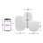 3 Piece Battery Operated Textured Wax LED Candles