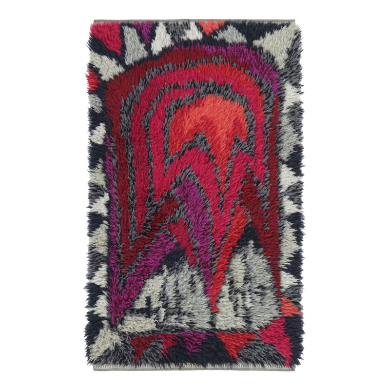 Scandinavian One-of-a-Kind 2'9x4'7 Hand Knotted Area Rug