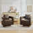 Coffee Bronzing Suede