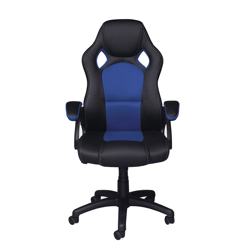 Fauteuil de direction Coriell, Noir / Bleu