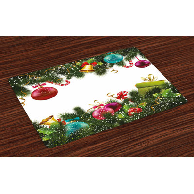 Dayna Christmas New Year Greeting Placemat