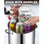 Marmite en acier inoxydable avec couvercle Cook N Home Professional