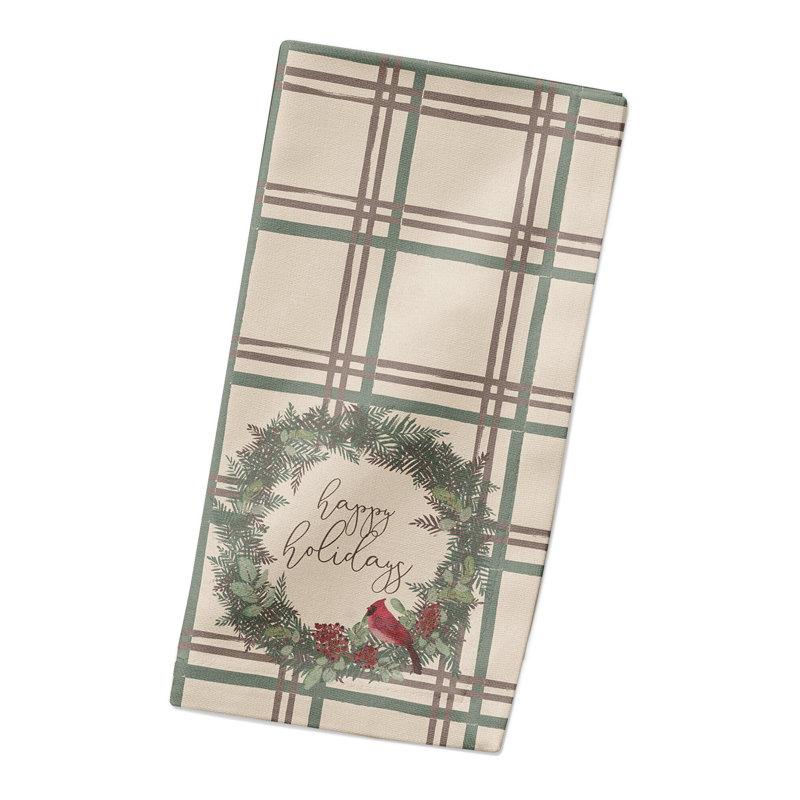 Dorjan Cotton Twill Plaid Square Napkin