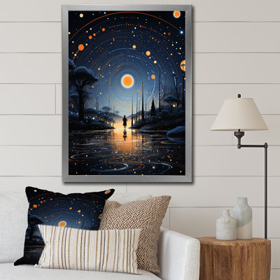 Amarilla " Native Art Blue Celestial Guardians I "