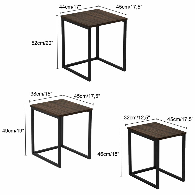 Table gigogne (3 pièces)