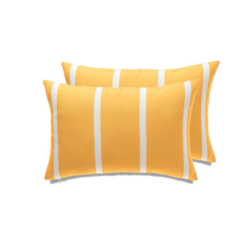 My Cottage Living Outdoor Pillow Cover and Insert, Yellow
