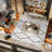 Schleicher Moroccan Diamond Shag White/Gray Rug-985841627