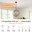 Luminaire suspendu sphère 3 lumières Farmhouse