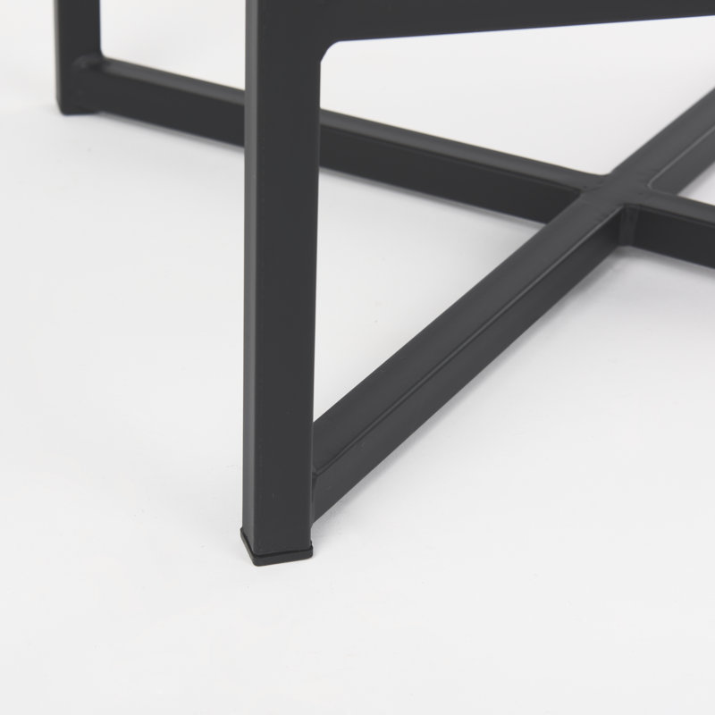 Tabouret de comptoir rembourré Rosetta, Tabouret de comptoir (siège d'une hauteur de 26,4, Gris