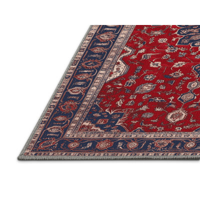 Tapis brun lavable à la machine