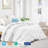 All Season White Goose Feather & Down Comforter Duvet Insert with 300TC 100% Cotton Cover, Full/Queen-357551833-357551846