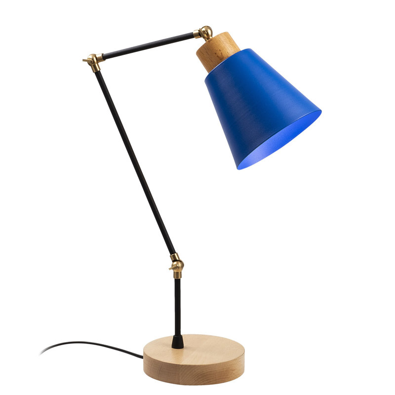 Caban 52cm Desk Lamp, Blue