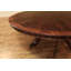 Round Mahogany Wood Dining Table