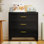 Armoire de rangement pour commode 3 tiroirs WINIOWA