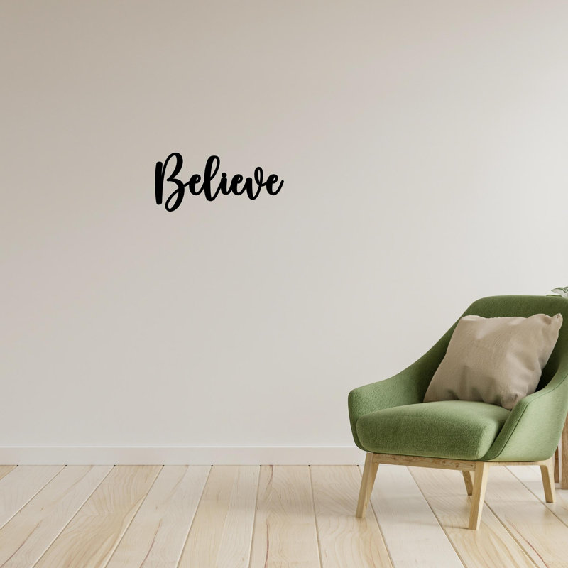 Décoration murale en métal, Or, H 5,5 po x l 12 po x P 0,1 po