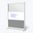 Harmony Workflow Modular Wall with Frame - Wide Panel Starter Wall with Whiteboard-112283460-98977763