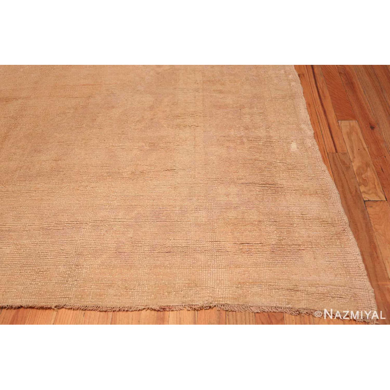Tapis Oushak turc antique délavé doux délavé