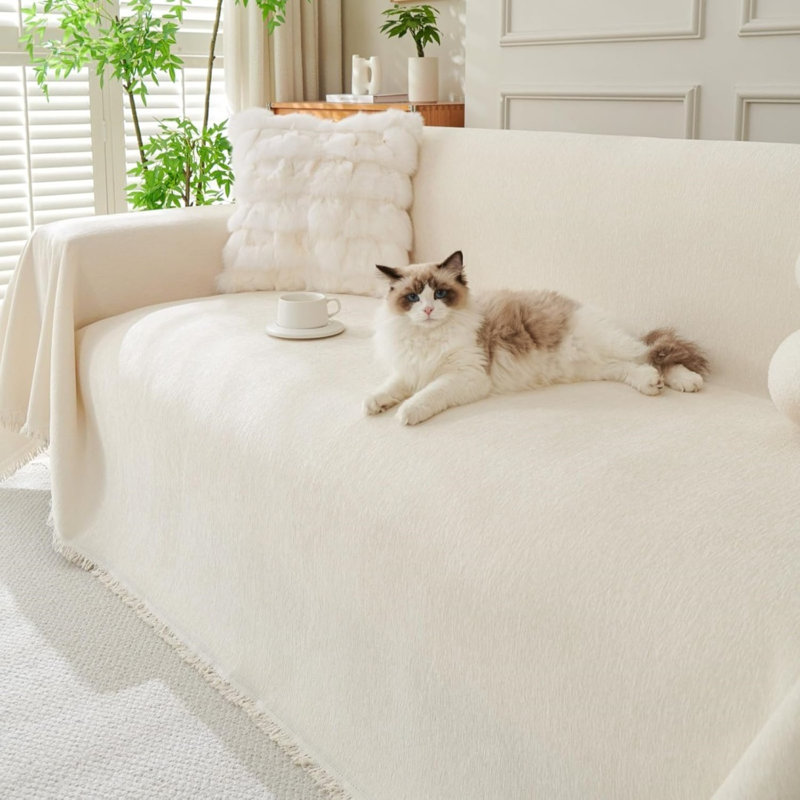 Sofa Slipcover, Beige