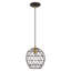 Luminaire suspendu simple à 1 lumière Lucilo-116654552
