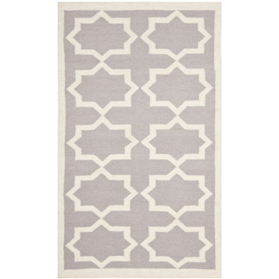 Geometric Wool Hand Woven Area Rug