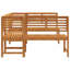 Solid Wood Outdoor Bench