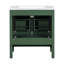 Armoire de rangement de salle de bain de 30 po avec tiroir et tablettes cloisonnés Design élégant et fonctionnel pour salle de bain-536576866
