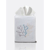Coral Tissue Box Cover
