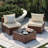 2-Person Outdoor Seating Group With Cushions-439680383
