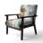 Berdahl Marble Upholstered Armchair-424907466-463376202
