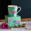 Sara Miller, India - Elephant's Oasis Light Jade Mug