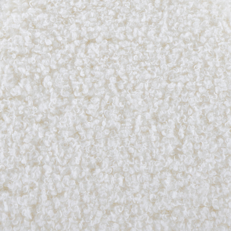 Repose-pieds en tissu blanc