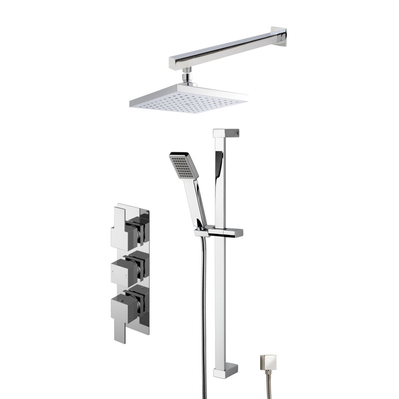 Thermostatic Shower with Dual Shower Head