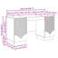  Desk With Shelf With Storage With Door Engineered Wood Furniture Sets-888232693