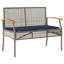 Vidaxl 4 Piece Patio Dining Set With Cushions Grey Poly Rattan-102444062