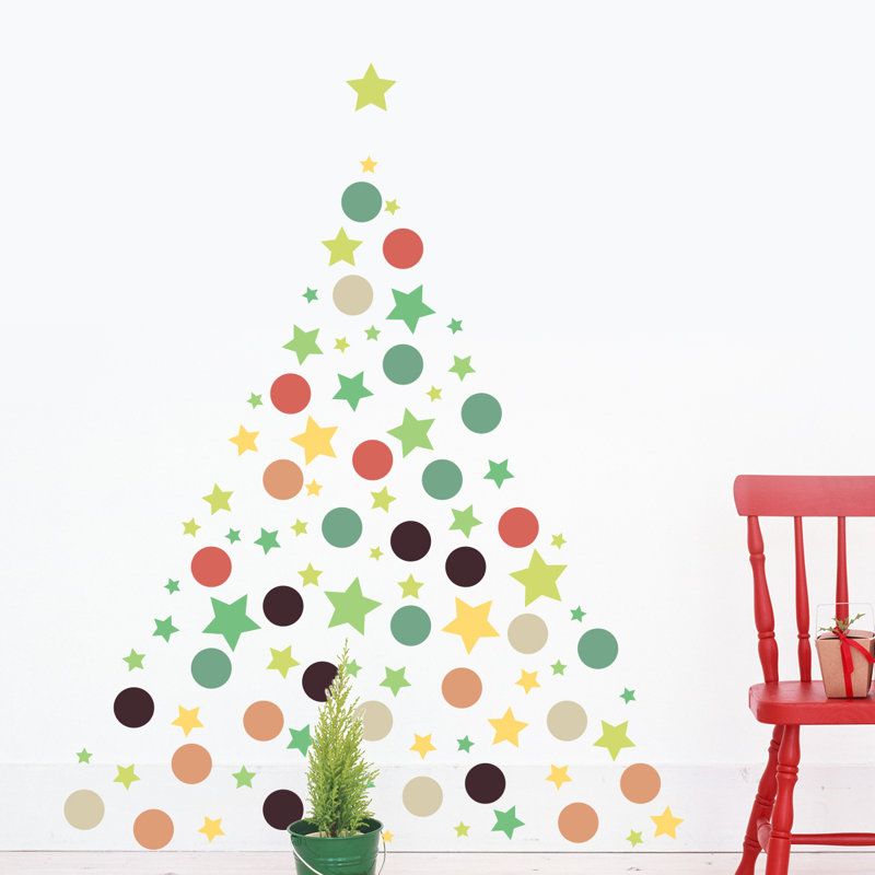 Abstract Non-Wall Damaging Wall Decal