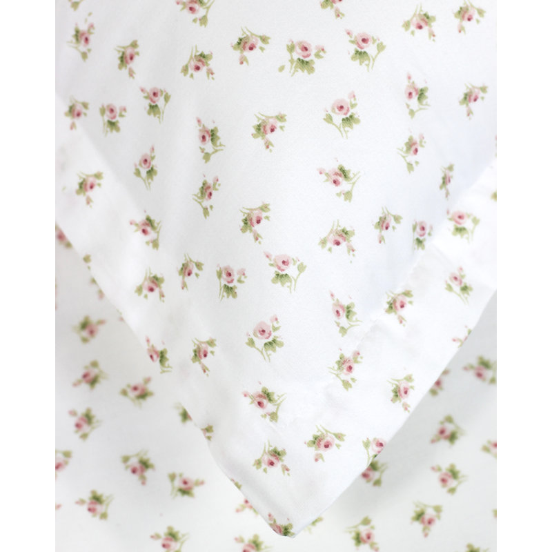 Floral Duvet Cover, King, Pink