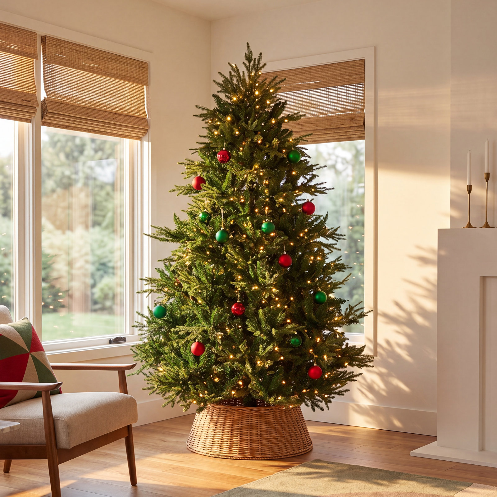 Pine Christmas Tree, 6'5'' H