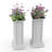 All-Weather Ashen Resin Planter (Set of 2)-772732064