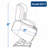 Chenille Power Lift Recliner Chair  with 8-Point Vibration Massage and Lumbar Heating, USB and Type-C Ports-1392823021