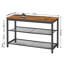 Metal, Manufactured Wood Storage Bench