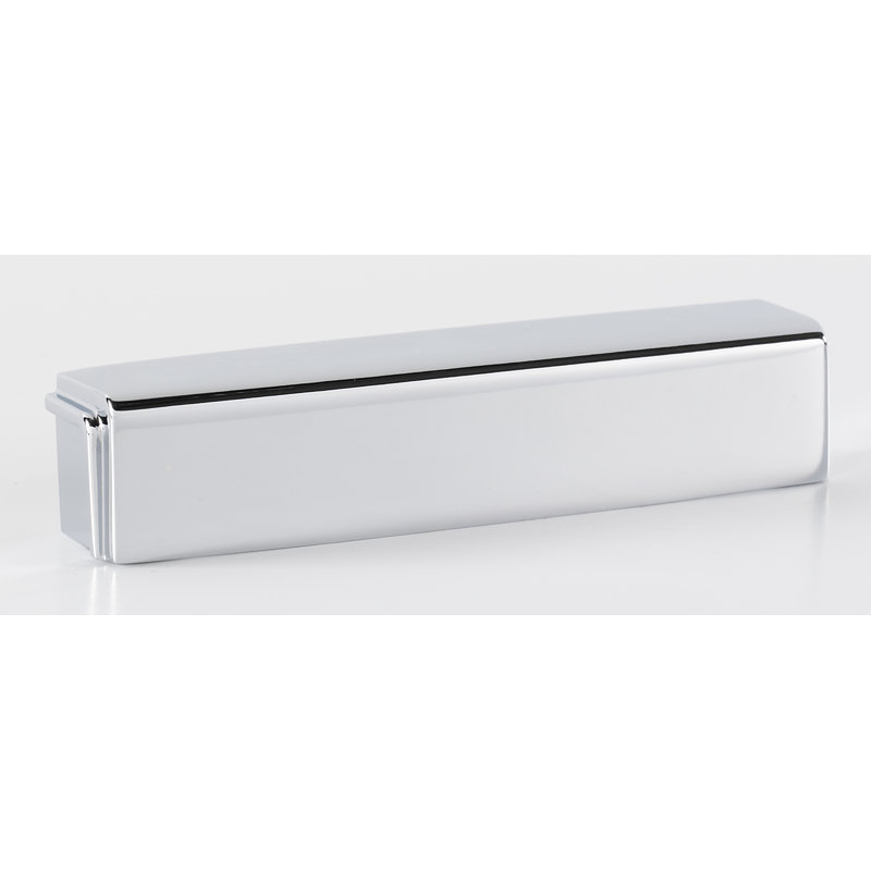 Polished Chrome Modern Cup Pull with Mounting Hardware