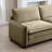 Corduroy Fabric Footstool, Tan, For Multiple Sofas, Relax Tan Lounge Chair Stool, Matches Various Relaxing