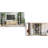 74.8" H x 13.39" W Wooden and Metal Stainless Steel Etagere Bookcase-196204864-196204869