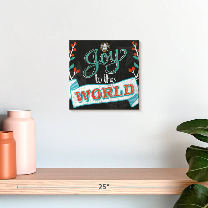 Tergel Joy To The World, H 10 po x l 10 po