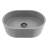 Giralda Gothic 16" L x 11" W x 5" H Gray Handmade Oval Vessel Bathroom Sink