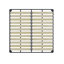 Très grand lit plateforme tapissier avec tête de lit ergonomique en velours